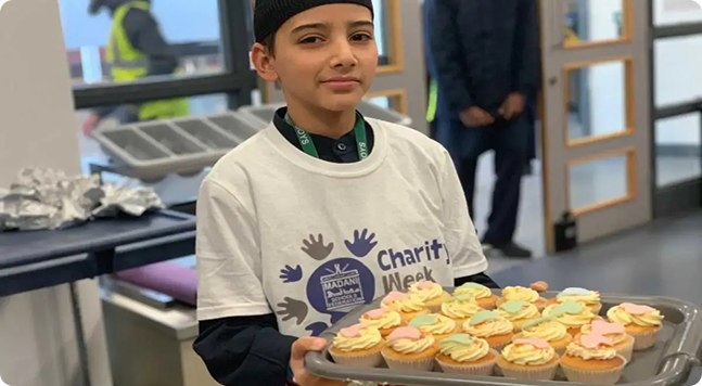 Child accessing clean water